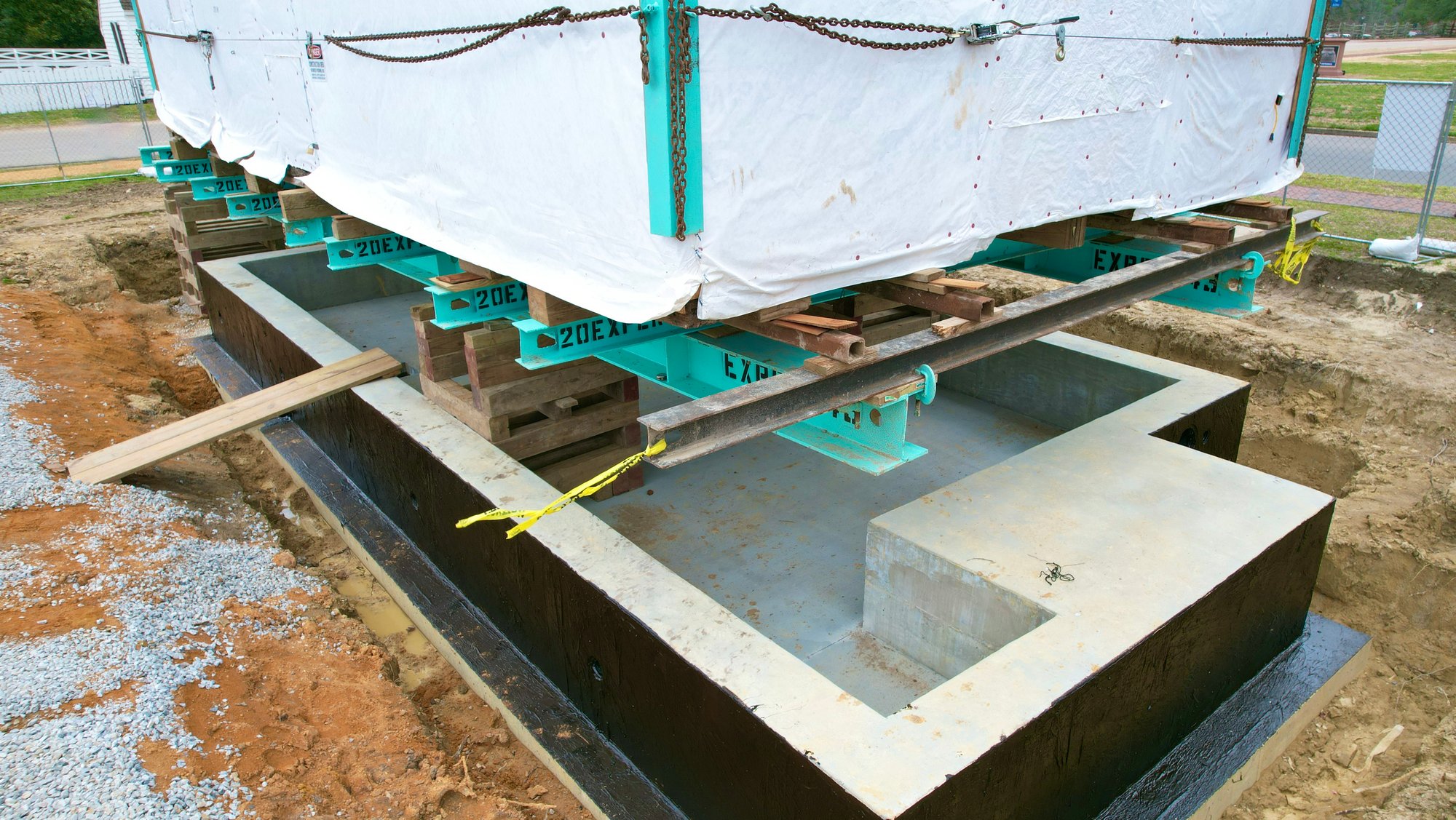 foundation repairs for an elevated structure